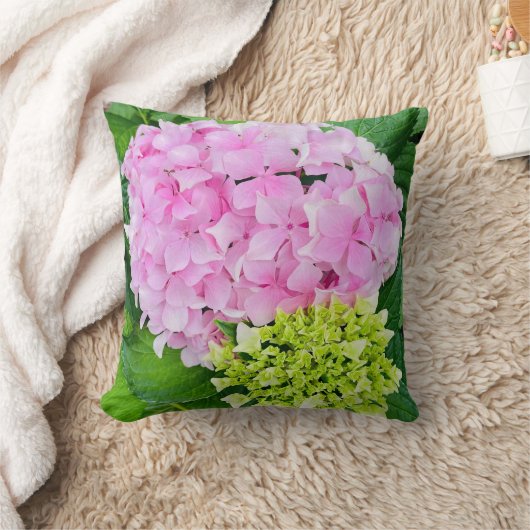 アジサイ クッション (ブランケット)