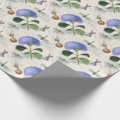 アジサイ・コラージュ ラッピングペーパー (角)