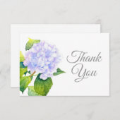 アジサイ サンキューカード (正面/裏面)