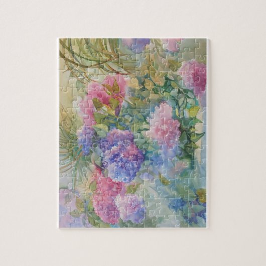 アジサイ ジグソーパズル (縦)