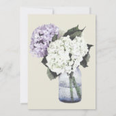 アジサイ・ドリームズ 招待状 (裏面)