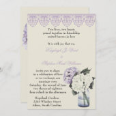 アジサイ・ドリームズ 招待状 (正面/裏面)