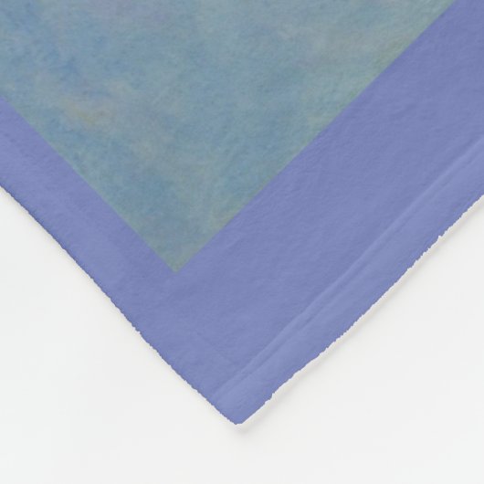 アジサイ・バイ・ザ・シー フリースブランケット (角)