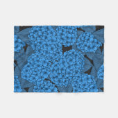 アジサイ フリースブランケット (正面(横))