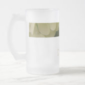 アジサイ フロストグラスビールジョッキ (左)