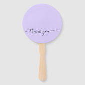 アジサイ・ブルーとライトラベンダー結婚ズ ハンドファン (裏面)