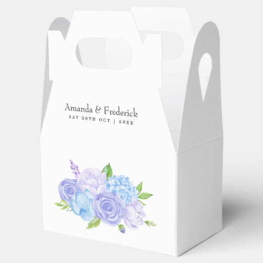 アジサイ・ブルーとライトラベンダー結婚ズ フェイバーボックス (オープン)