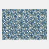 アジサイ・ブルー ラッピングペーパーシート (正面3)