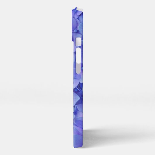 アジサイ・ブルー iPhoneケース (左側面)