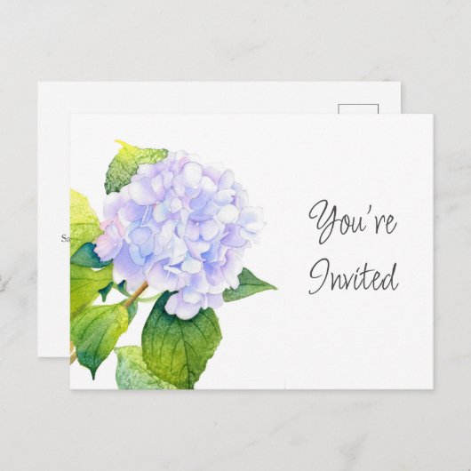 アジサイ ポストカード (正面/裏面)