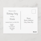 アジサイ ポストカード (裏面)