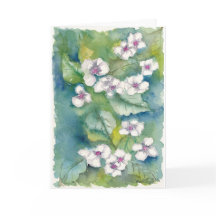 アジサイ·マザーズ·デイ·ウォーターカラー·カード 