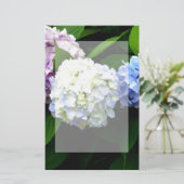 アジサイ 便箋 (スタンド正面)