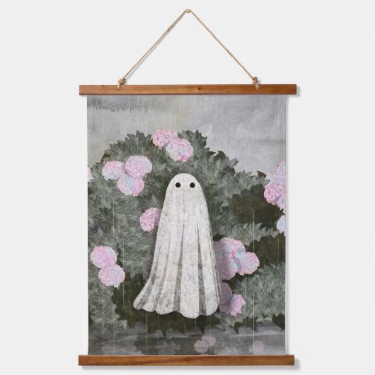 アジサイ 吊り下げ型タペストリー (正面)