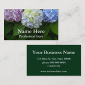 アジサイ – 名刺 (正面/裏面)