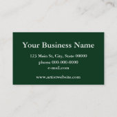 アジサイ – 名刺 (裏面)