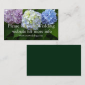 アジサイ 名刺 (正面/裏面)