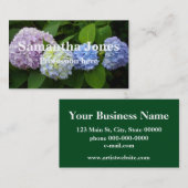 アジサイ 名刺 (正面/裏面)