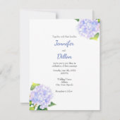 アジサイ 招待状 (正面)