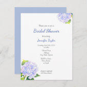 アジサイ 招待状 (正面/裏面)