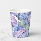 アジサイ 紙コップ (裏面)