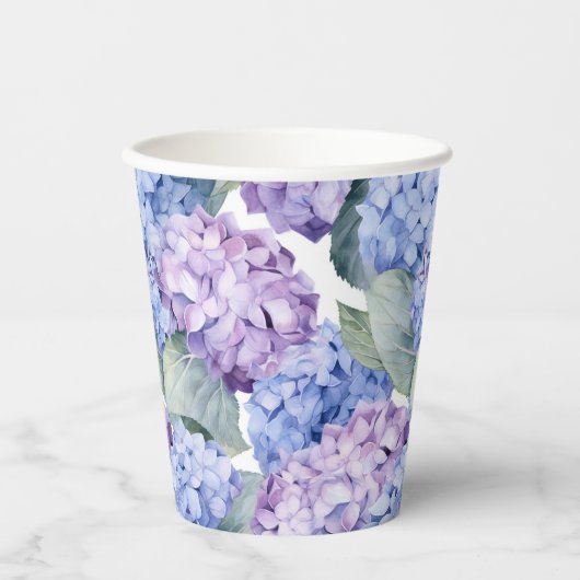 アジサイ 紙コップ (正面)