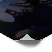 アジサイ（青） ポスター (角)