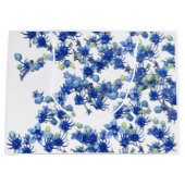 アジサイBGC透明 ラージペーパーバッグ (正面)