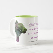 アジサイBQTのマグは個人化なります ツートーンマグカップ (正面左)