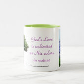 アジサイBQTのマグは個人化なります ツートーンマグカップ (中央)