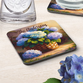 アジサイinバスケットへようこそ コースター