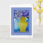 アジサイVメドレー カード (黄色い花)