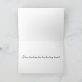 アジサミツジサキありがとう サンキューカード (内部)