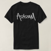 アジザムイラン自由デザイン Tシャツ (デザイン正面)