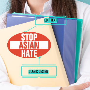 アジストップアン嫌い 楕円形シール
