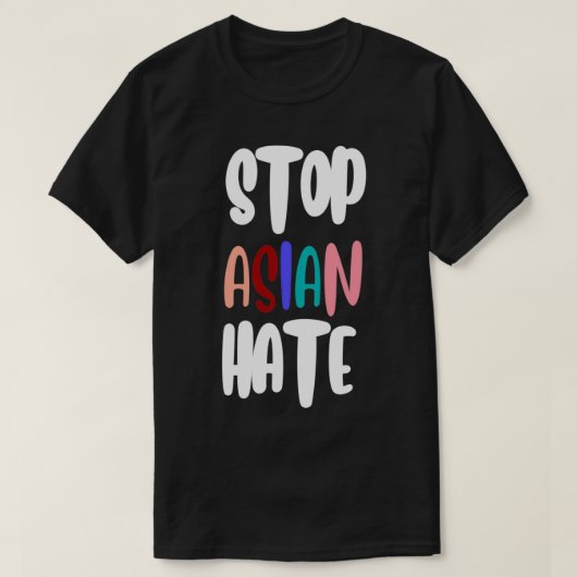アジストップアン嫌い Tシャツ (デザイン正面)