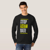アジストップア嫌いのテー警告プ・アメリカのプライドAが大好き Tシャツ (正面フル)