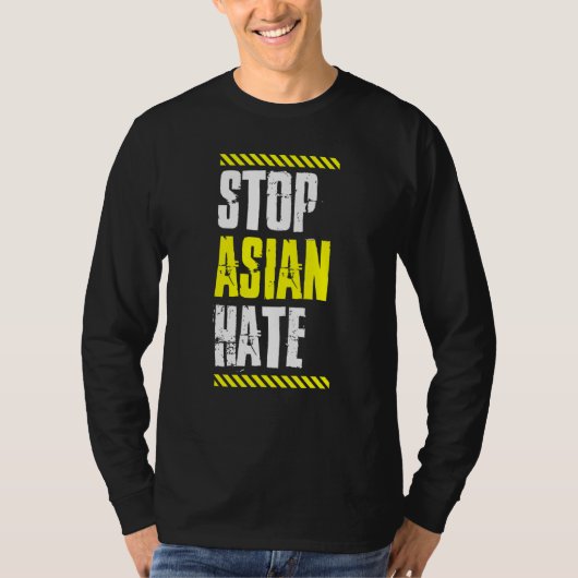 アジストップア嫌いのテー警告プ・アメリカのプライドAが大好き Tシャツ (正面)