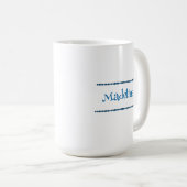 アジソン病認識度 | 青リボン コーヒーマグカップ (正面右)