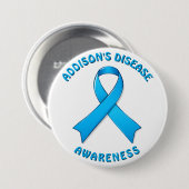 アジソン病認識度- 5月29日 缶バッジ (正面&裏面)