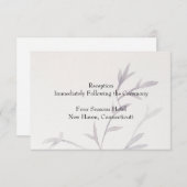 アジモダンアインスパイア結婚式レセプション招待状 招待状 (正面/裏面)