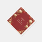 アジモダンア中国のンの二カ結婚国語 スタンダードカクテルナプキン (角)