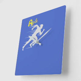 アジャイル スクエア壁時計