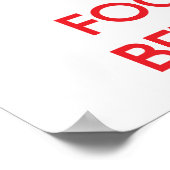 アジャイ保ルになることに集中して冷静に ポスター (角)