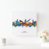 アジャマンUAEスカイライン スクエア壁時計 (ホーム)