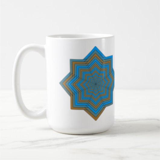 アジュールとエンバー・スター コーヒーマグカップ (左)