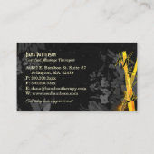 アジユニークアバンボスマッサージセラピー 名刺 (裏面)