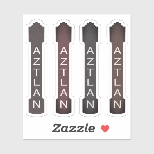 アジラン劇場の看板 シール (シート)