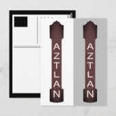 アジラン劇場の看板 ポストカード (正面/裏面)