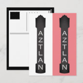 アジラン劇場の看板 ポストカード (正面/裏面)